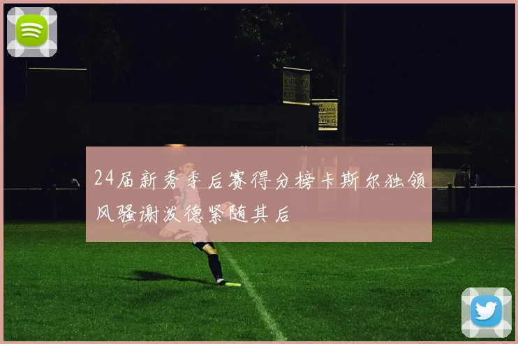 24届新秀季后赛得分榜卡斯尔独领风骚谢泼德紧随其后
